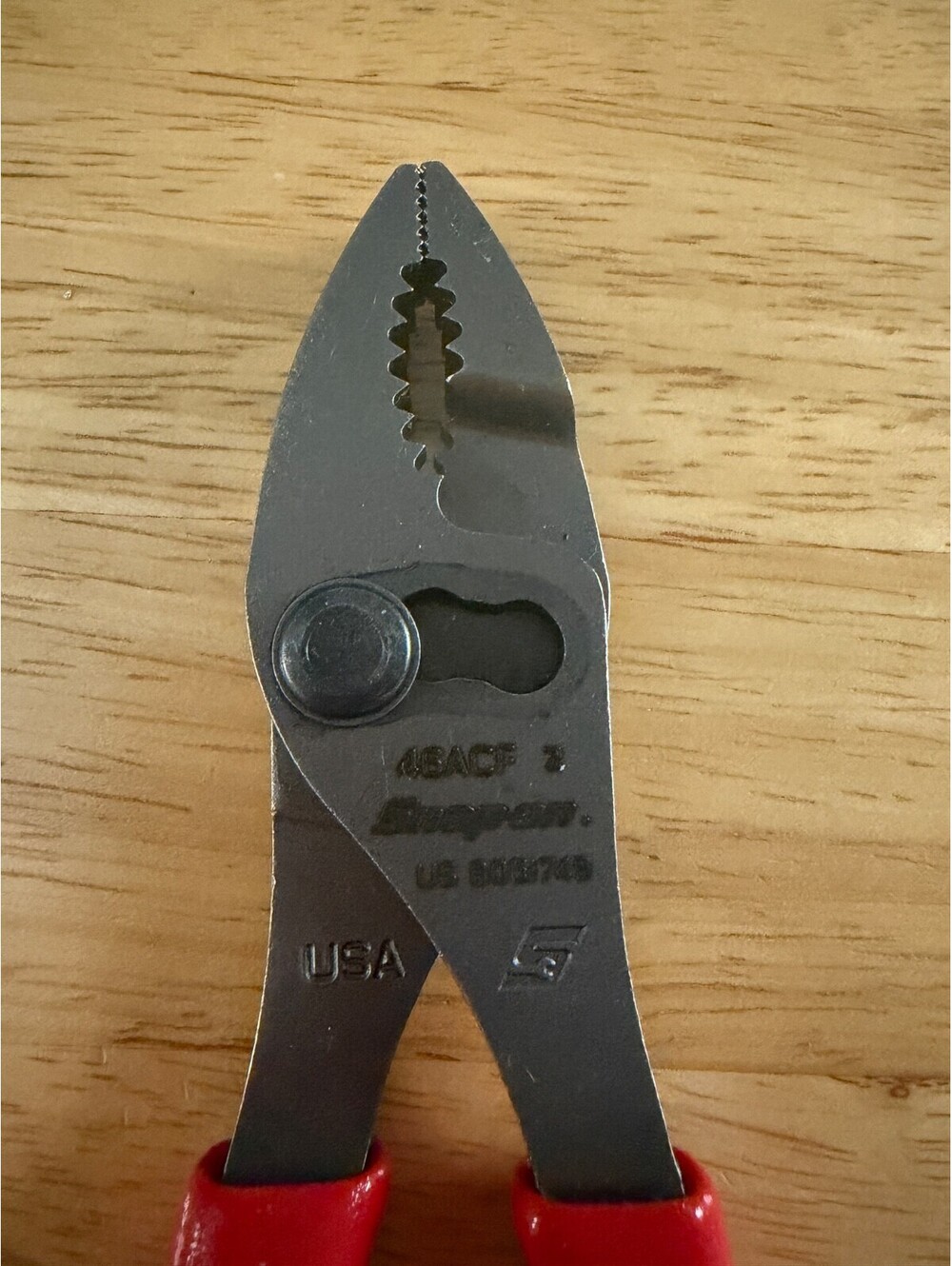 Snap On 6" Talon Grip Combination Slip-Joint Pliers Red 46ACF - Picture 4 of 4
